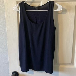 Ann Taylor size small navy sleeveless sheath tank